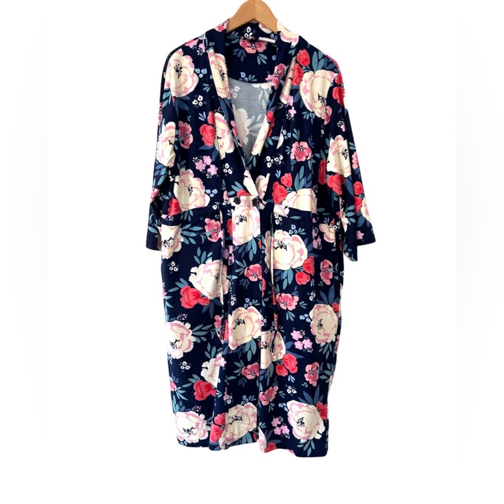 Floral Women's Robe - Picture 2 of 13